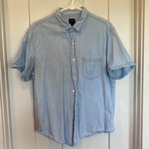 JCrew Short Sleeve Chambray Shirt